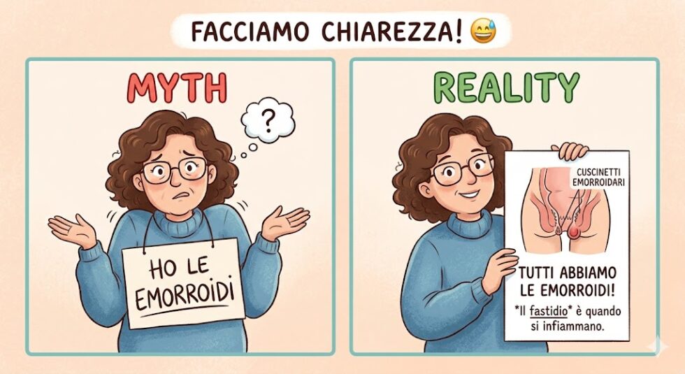 “HO LE EMORROIDI?” TUTTI LE ABBIAMO!