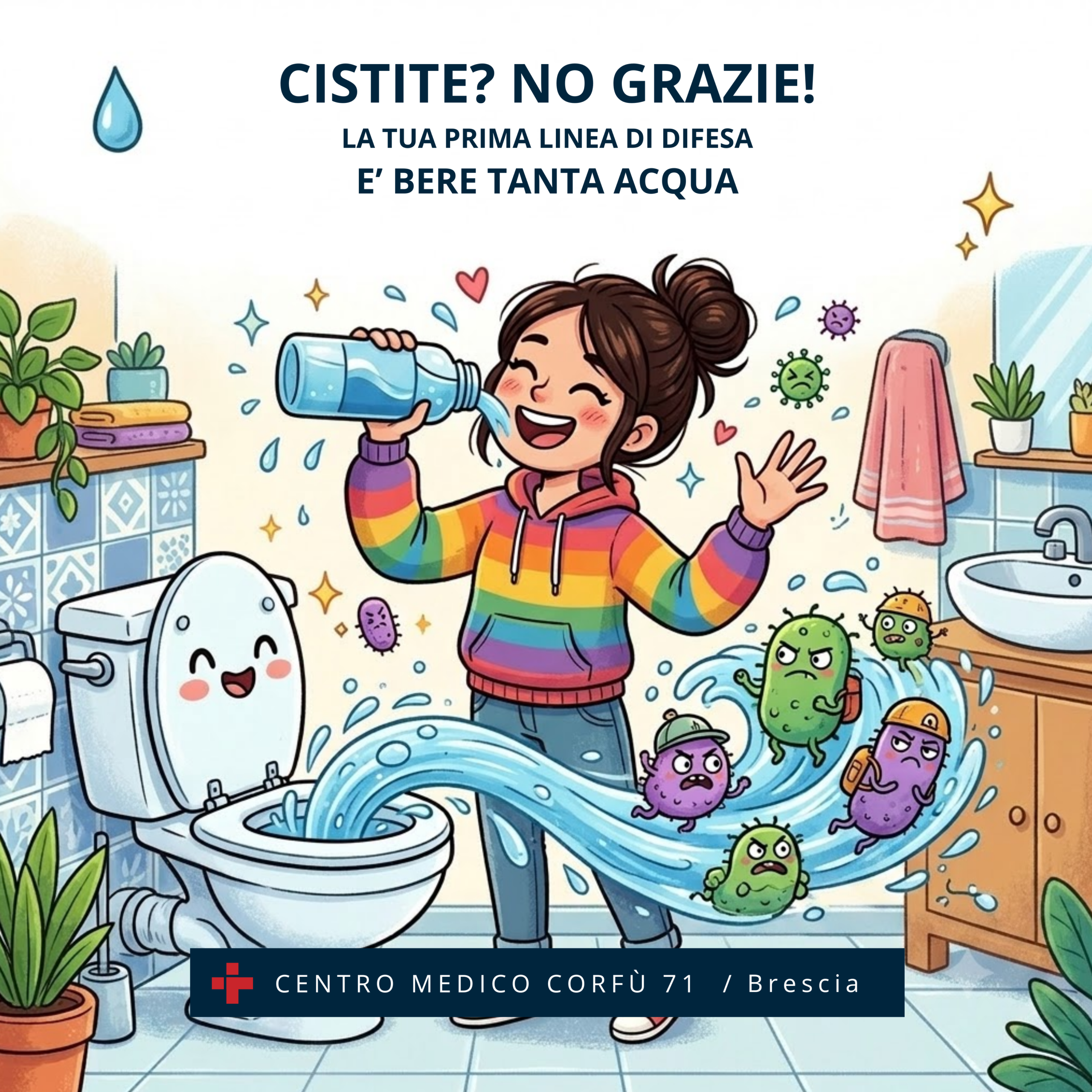 Bere per prevenire cistite